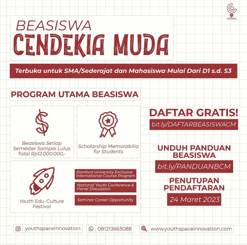 Beasiswa 2023 - www.mediapijar.com