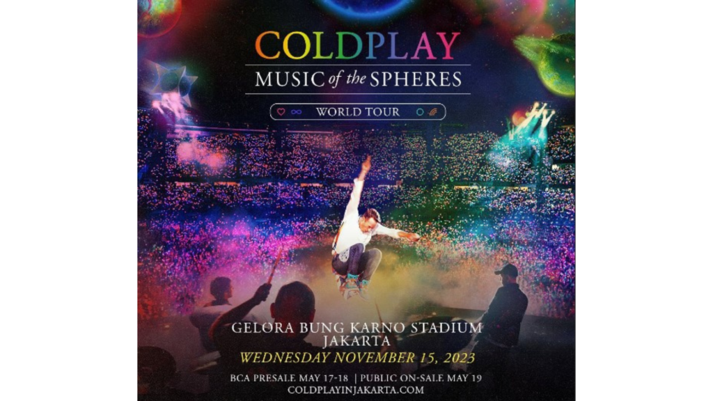  Antusias Indonesia dalam Menyambut Konser Coldplay - MediaPijar.com Illustration 