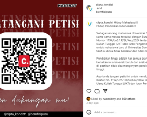BEM FISIP USU Galang Dukungan Revisi Kebijakan UKT: Petisi Cabut SK Rektor USU Digulirkan - www.mediapijar.com