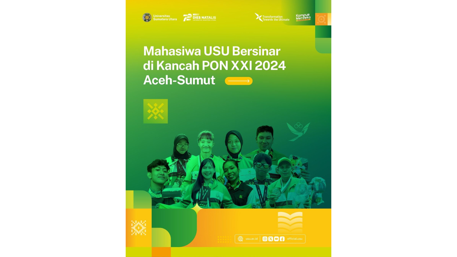 Mahasiswa USU Raih Prestasi di PON XXI 2024 - www.mediapijar.com