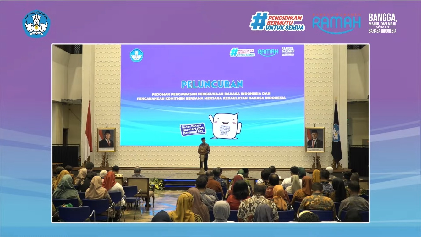 Resmi Diluncurkan, Pedoman Pengawasan Bahasa Indonesia Hadir di Tengah Kemajuan Teknologi www.mediapijar.com