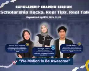 Webinar Scholarship Hacks USU MUN Club Kupas Strategi Mendapatkan Beasiswa - www.mediapijar.com