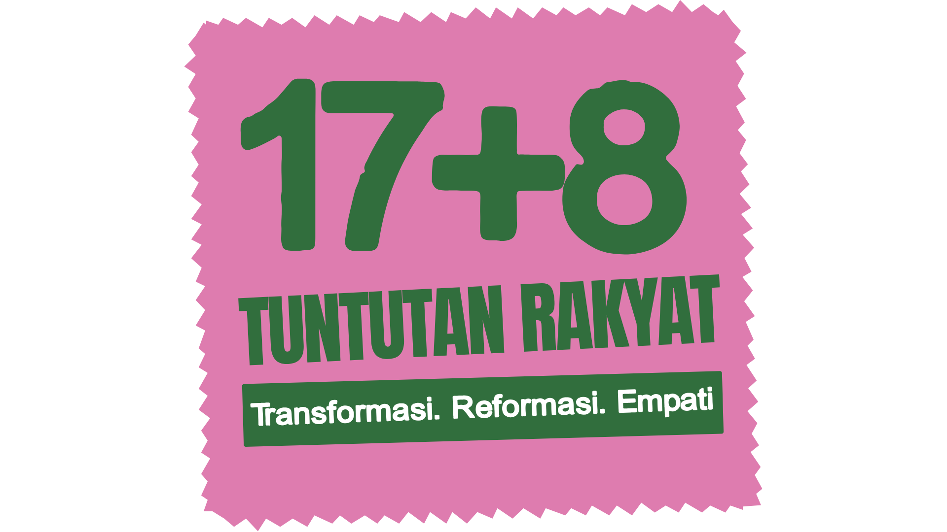 Lewati Batas Waktu, Jawaban Atas 17+8 Tuntutan Rakyat Perlu Dikawal Bersama - www.mediapijar.com
