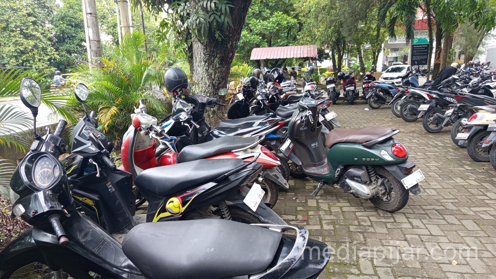Parkiran FISIP USU Kian Padat, Mahasiswa FISIP Sampaikan Keluhan Mereka - www.mediapijar.com