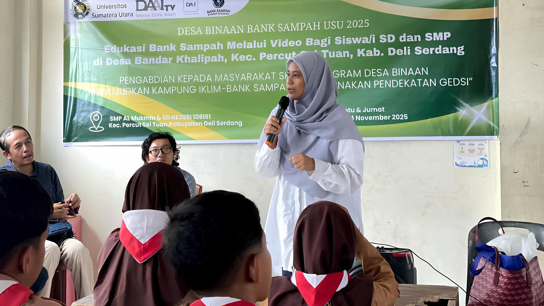 USU Wujudkan Program Bank Sampah Berbasis GEDSI melalui Proyek Desa Binaan - www.mediapijar.com