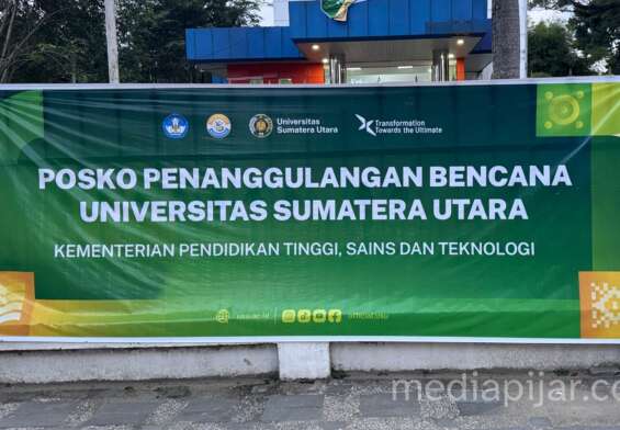 Satgas USU Peduli Hadir Beri Bantuan bagi Korban Banjir Longsor Sumatera Utara 2025 - www.mediapijar.com