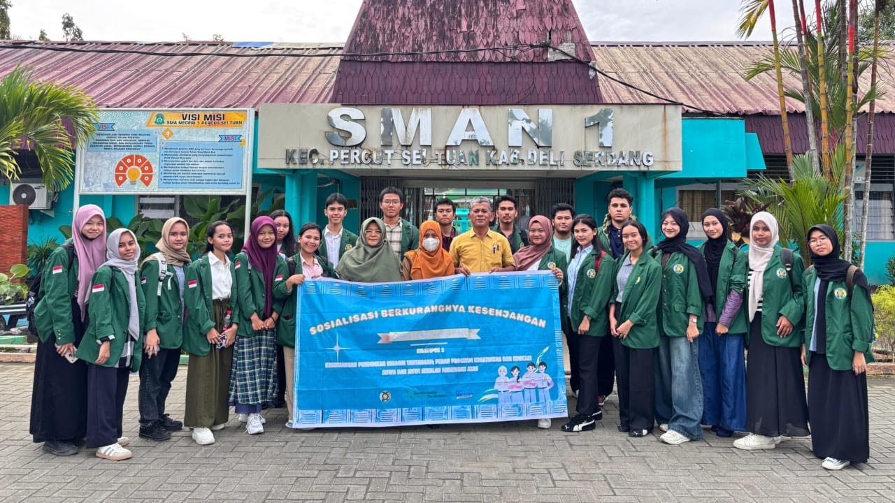 Sosialisasi Kolaborasi Kelompok MKWK USU di SMAN 1 Percut Sei Tuan Perkuat Interaksi dan Kurangi Kesenjangan Pendidikan - www.mediapijar.com