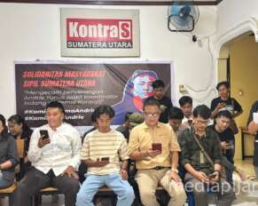 Gelar Konferensi Pers, KontraS Sumut Desak Negara Usut Tuntas Kasus Penyerangan Andrie Yunus - www.mediapijar.com
