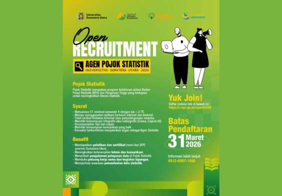 Tingkatkan Wawasan dan Literasi Statistik melalui Perekrutan Agen Statistik 2026 - www.mediapijar.com