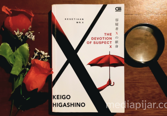 foto buku novel kesetiaan mr. x