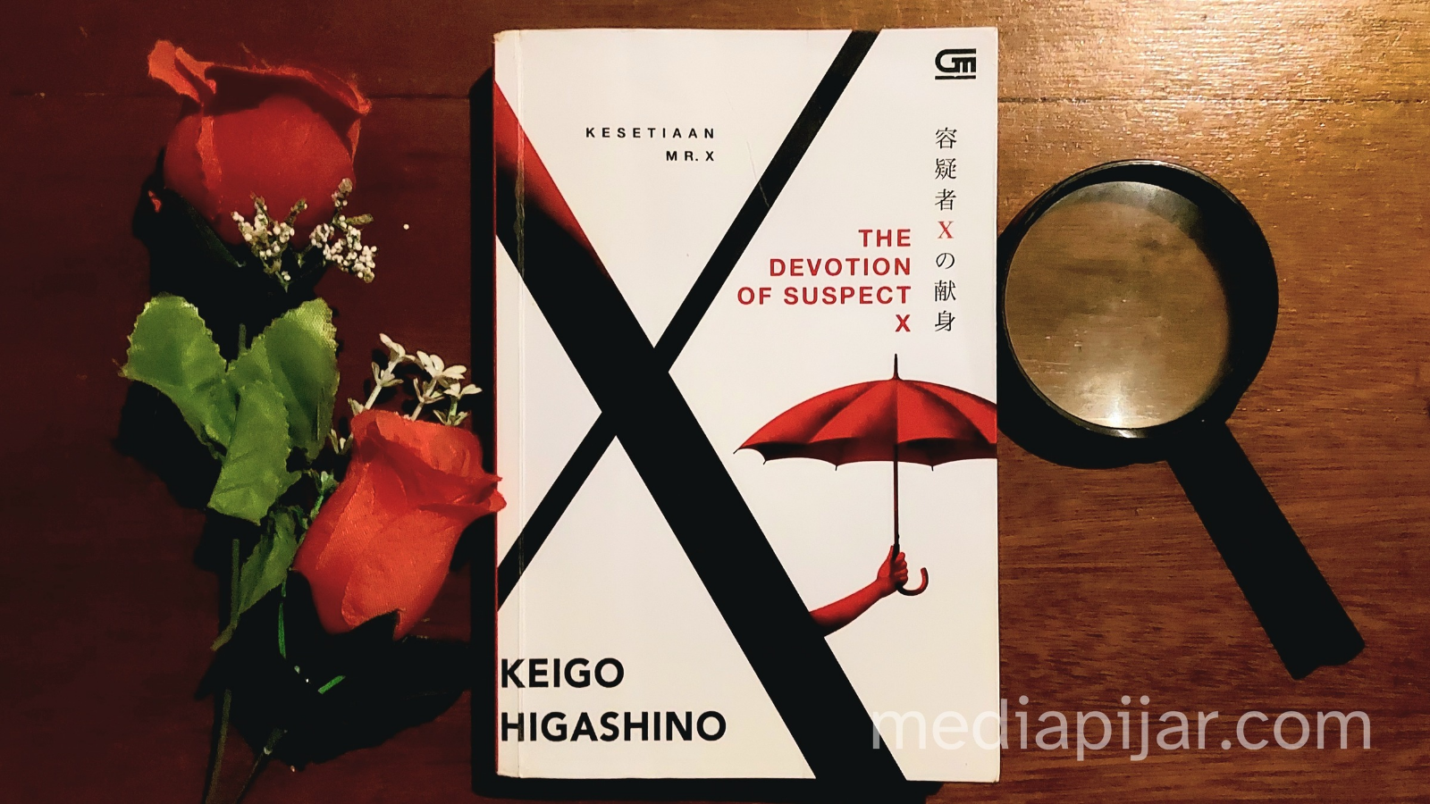 foto buku novel kesetiaan mr. x