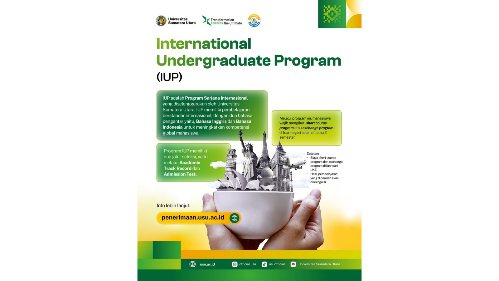 Perluas Daya Saing Global, USU Resmi Luncurkan International Undergraduate Program (IUP) - www.mediapijar.com