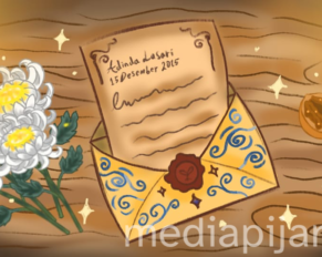 Ilustrasi sepucuk surat