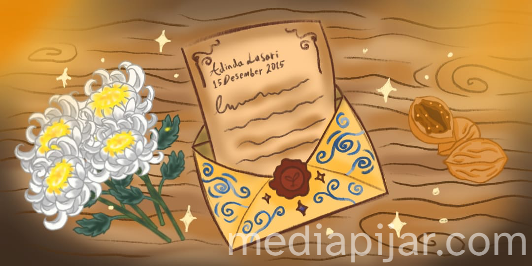 Ilustrasi sepucuk surat
