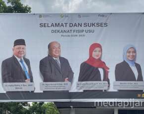 foto dekan dan wakil dekan baru FISIP USU 2026