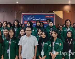 foto bersama pelantikan ukm pers mahasiswa suara usu