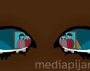 ilustrasi mata berkaca-kaca