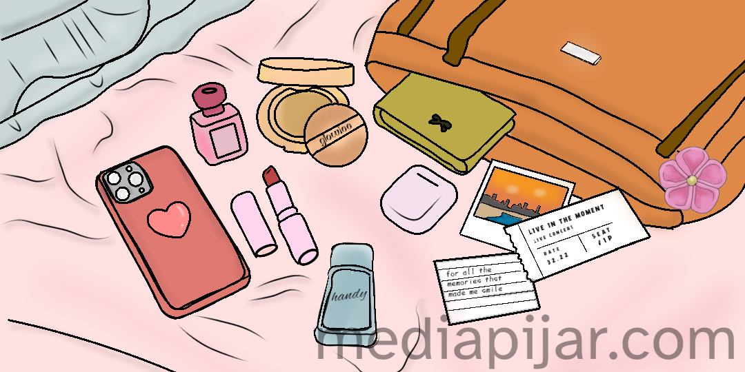 Ilustrasi Apa yang Ada di Dalam Tasku