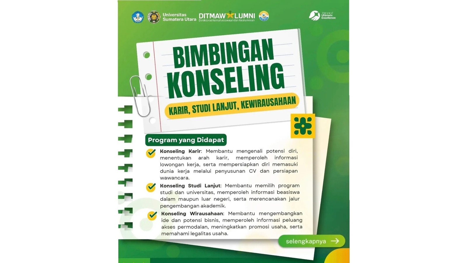flyer bimbingan konseling usu