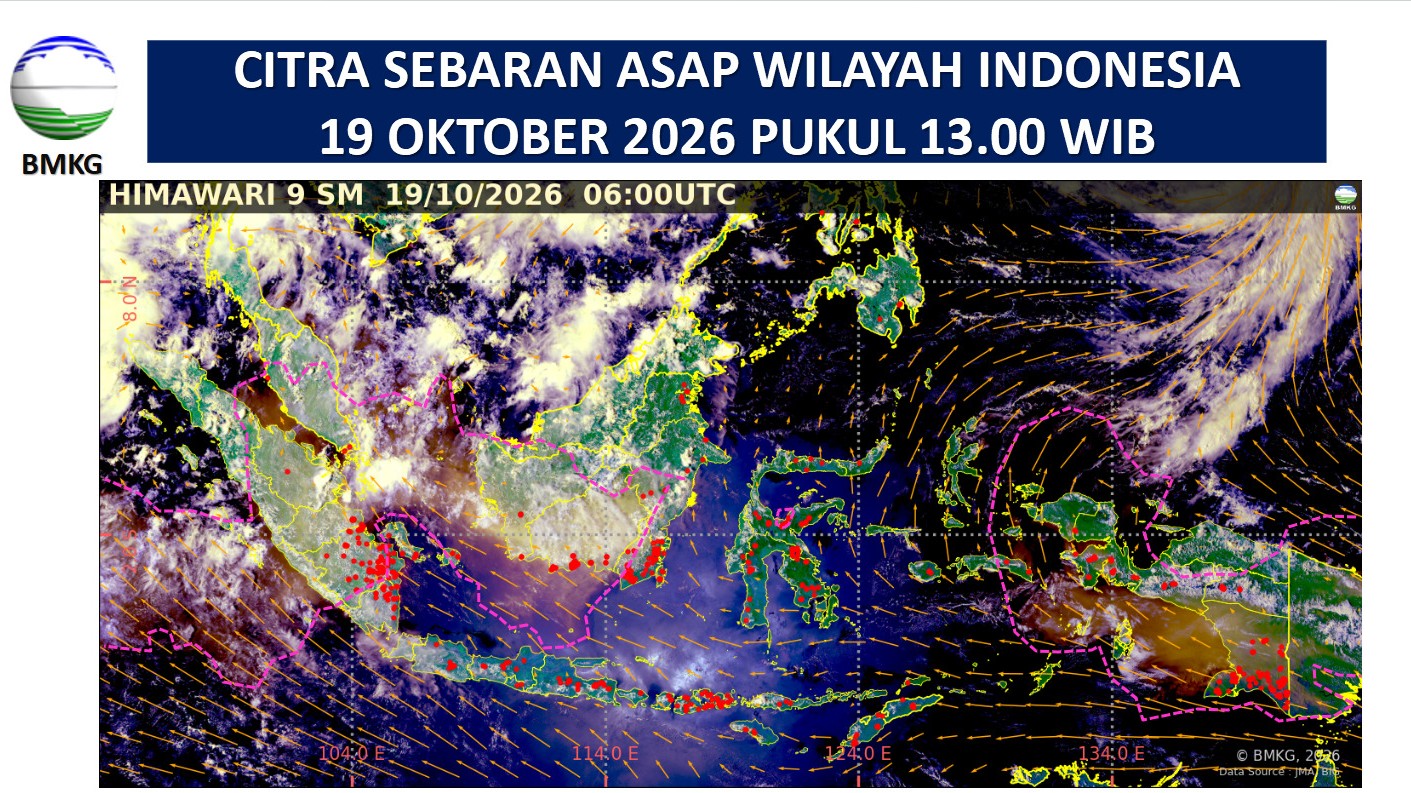 sebaran asap